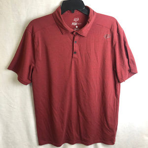 fox racing polo shirt